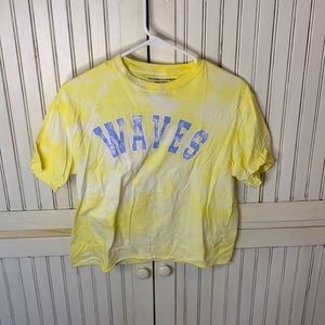 yellow waves tshirt